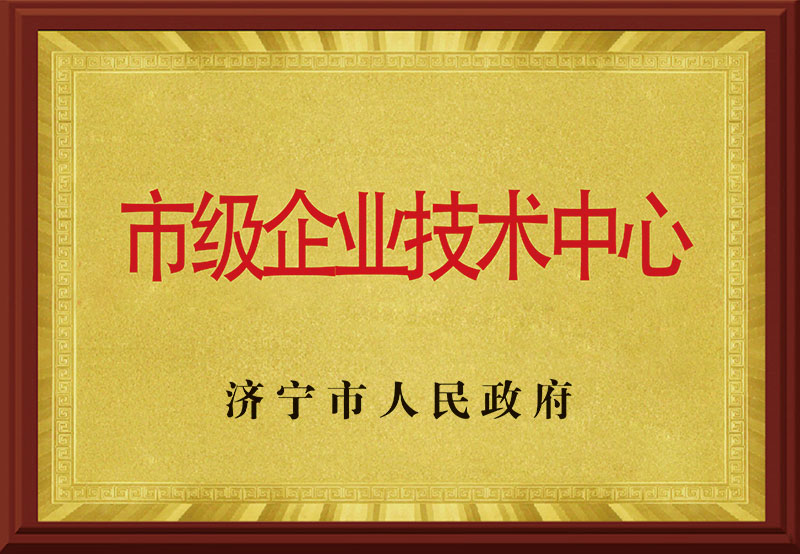 《市级企业技术中心》