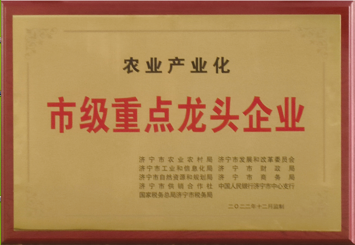 市级重点龙头企业